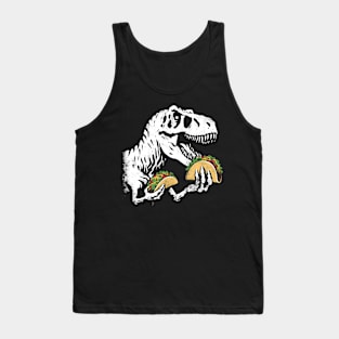 T-Rex Eating Tacos Tank Top